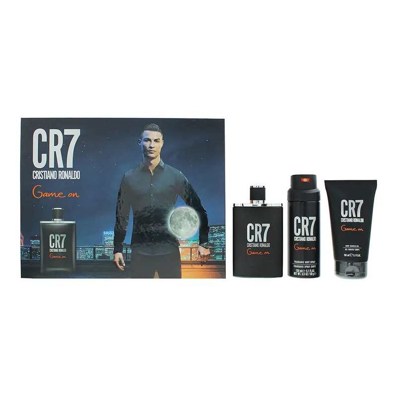 Cristiano Ronaldo Cr7 Game On 3 Piece Gift Set: Eau de Toilette 100ml – Shower G