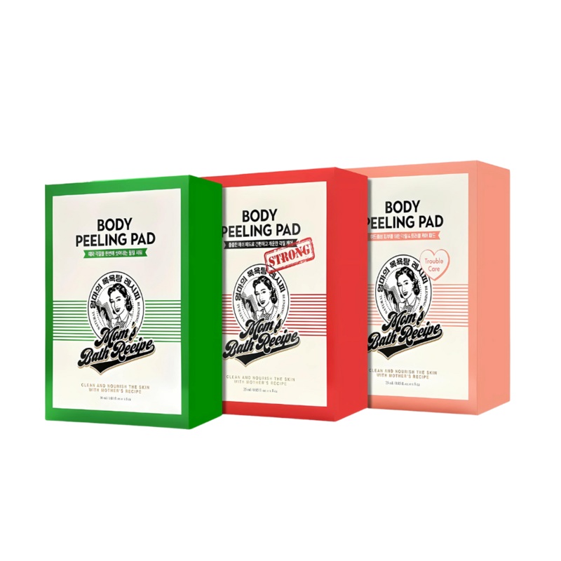Mom’s Bath Recipe Body Peeling Pad 30ml/25ml * 8ea Original