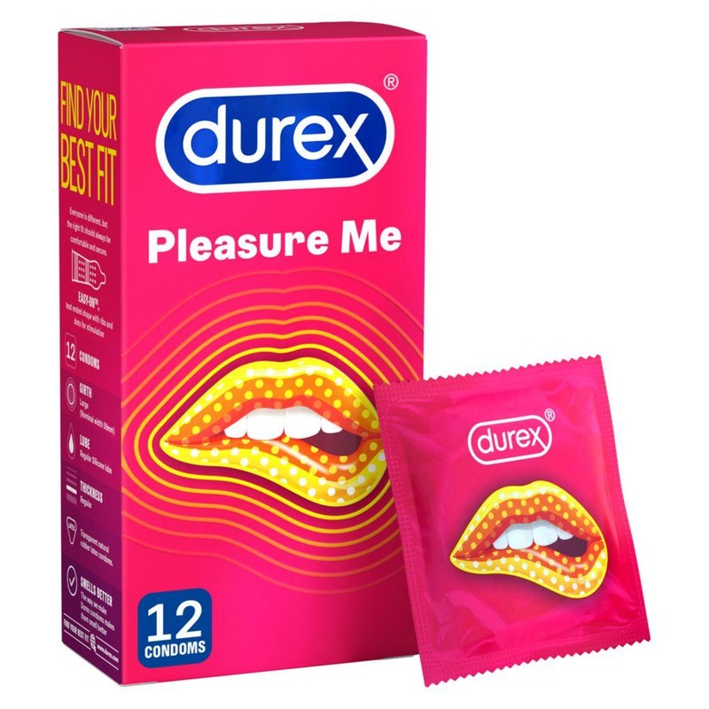 Pleasure Me Condoms Ribbed And Dotted – 12 Pack