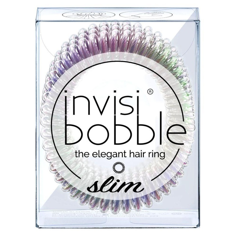 Slim Metallic Hair Ties, 3 Pack