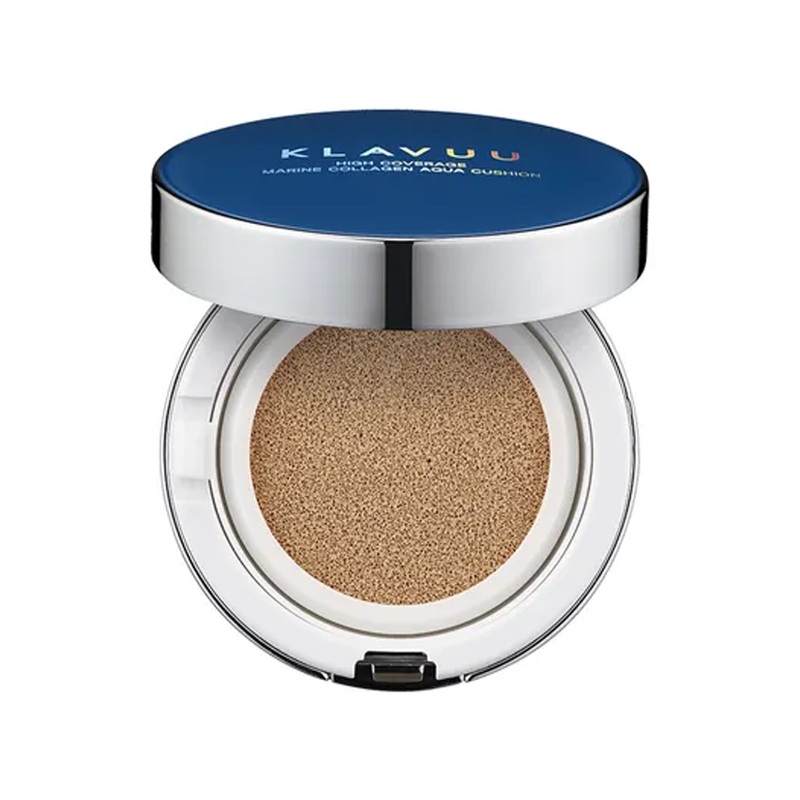 KLAVUU Blue Pearlsation High Coverage Marine Collagen Aqua Cushion SPF50+ PA+++ 12g #21