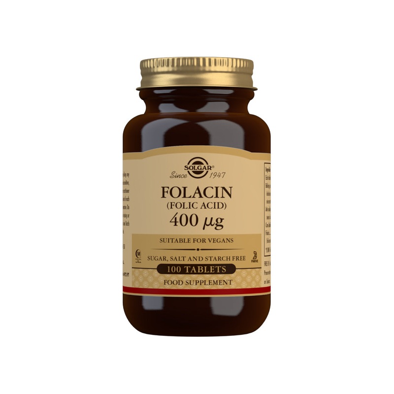 Folacin (Folic Acid) 400g 100 tablets