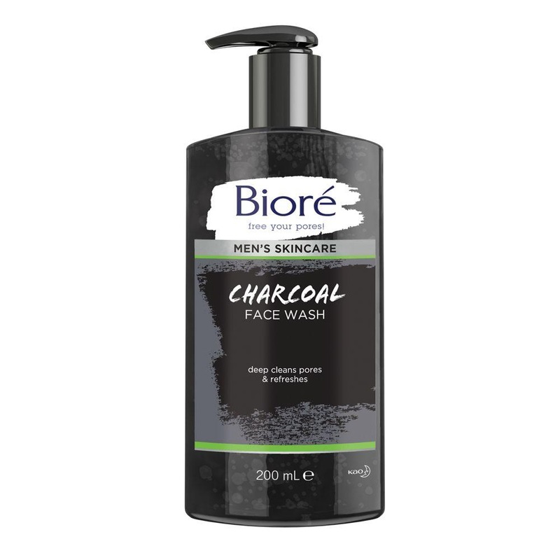 Men’S Charcoal Face Wash 200Ml For Normal To Oily Skin