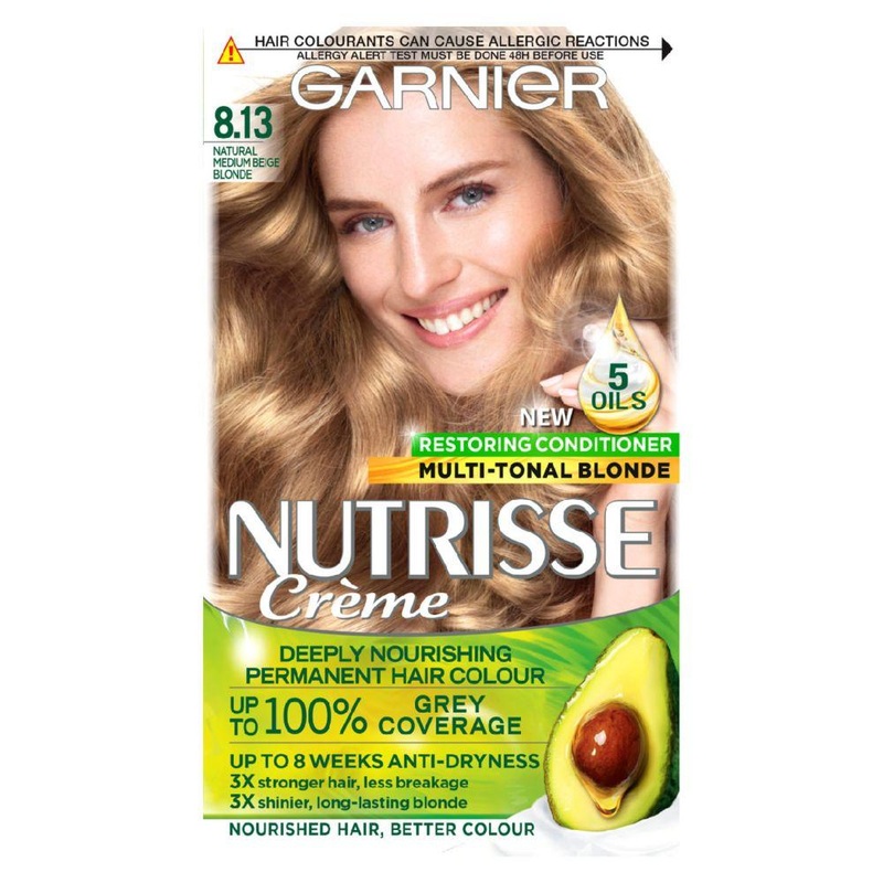 Nutrisse 8.13 Medium Beige Blonde Permanent Hair Dye