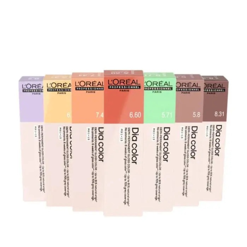 L’Oral Professionnel Dia Light Demi Permanent Hair Colour – 9.21 Very Light Iridescent Ash Blonde Milkshake 50ml