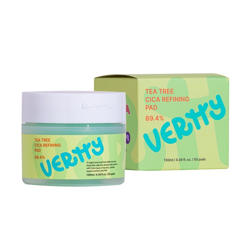 VERTTY Tea Tree Cica Refining Pad 130ml