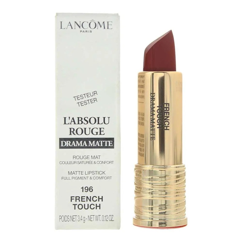 Lancme L’Absolu Rouge Drama Matte Tester 196 French Touch Lipstick 3.4g