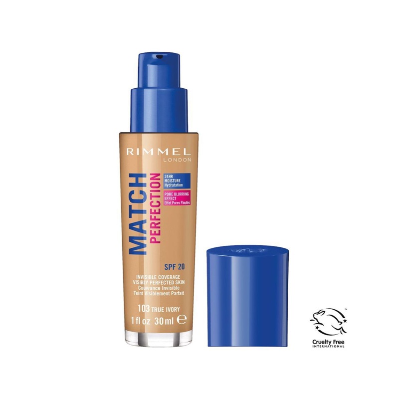Rimmel Match Perfection SPF 20 Foundation 103 True Ivory
