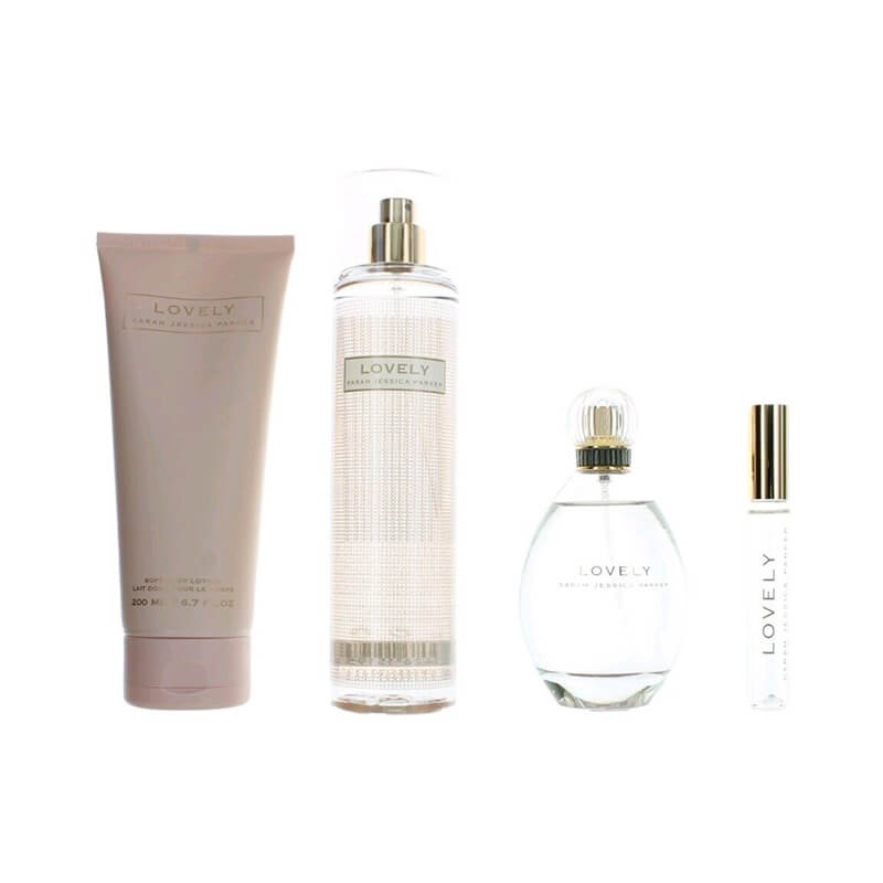 Sarah Jessica Parker Lovely 4pc Set 100ml EDP (L)