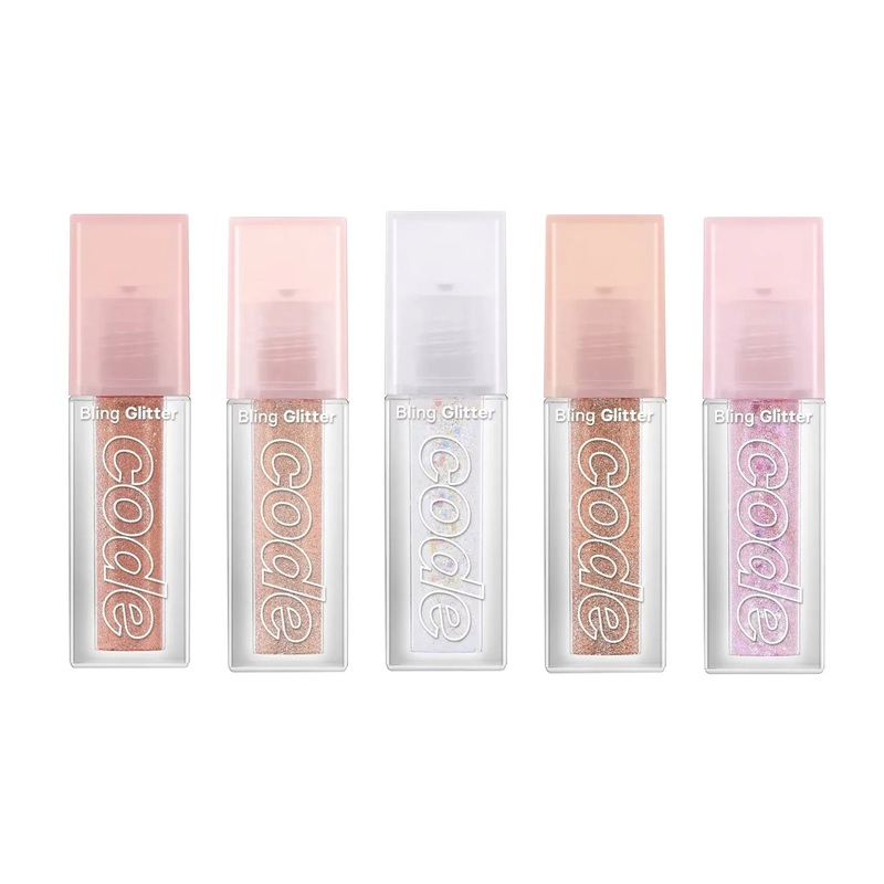 CODE GLOKOLOR Bling Glitter 4.5g 5colors Splash Shower