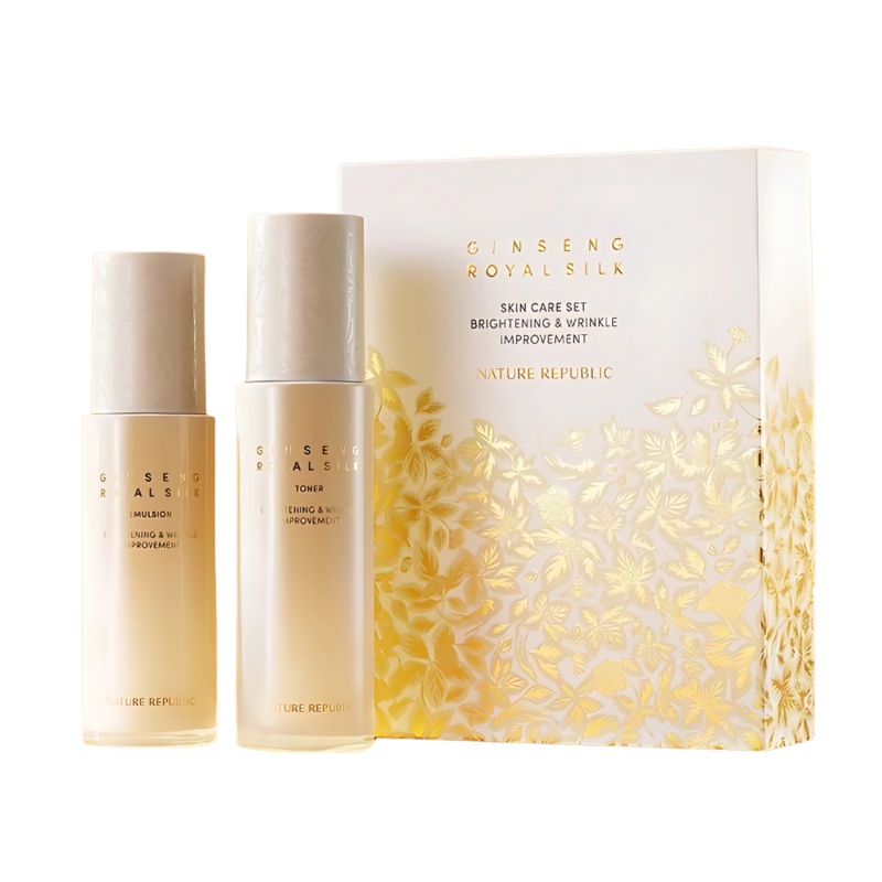 NATURE REPUBLIC Ginseng Royal Silk Skincare 2-Piece Set