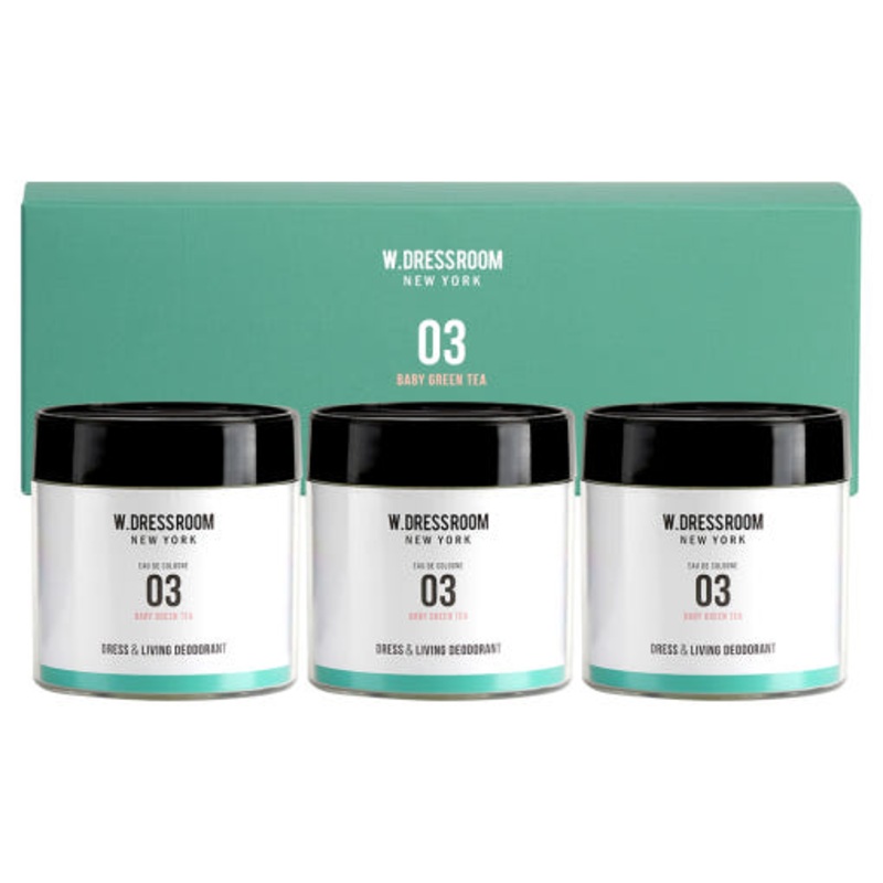 W.DRESSROOM Dress & Living Deodorant No.03 Baby Green Tea 110g x 3ea