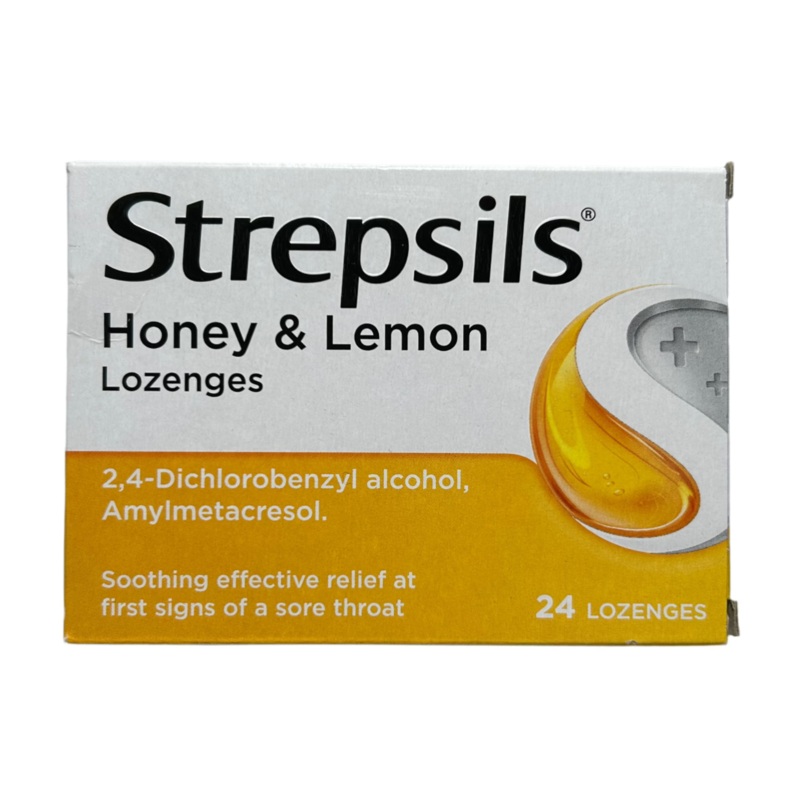 Honey & LemonLozenges,for Sore Throat 24 lozenges