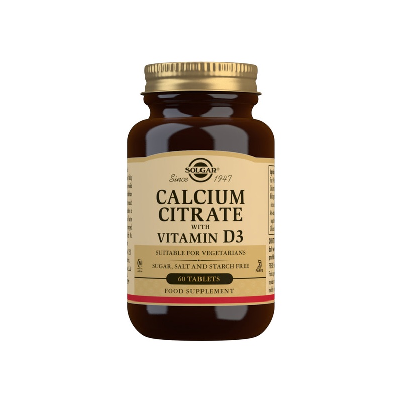 Calcium Citrate with Vitamin D3 60 tablets
