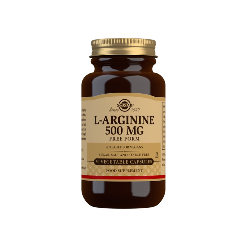 L-Arginine 500mg 50 capsules