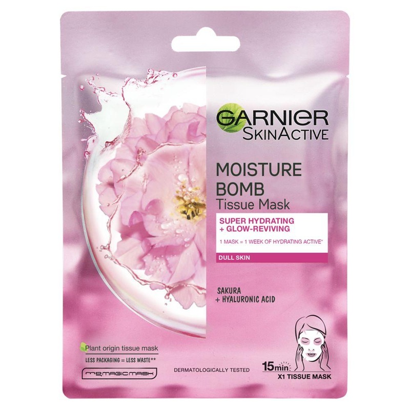 Moisture Bomb Sakura Hydrating Face Sheet Mask Dull Skin 32G