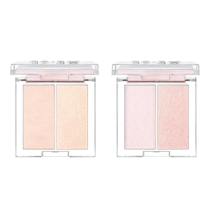 CLIO Prism Highlighter Duo – 2 Colors #01 Cream Fizz