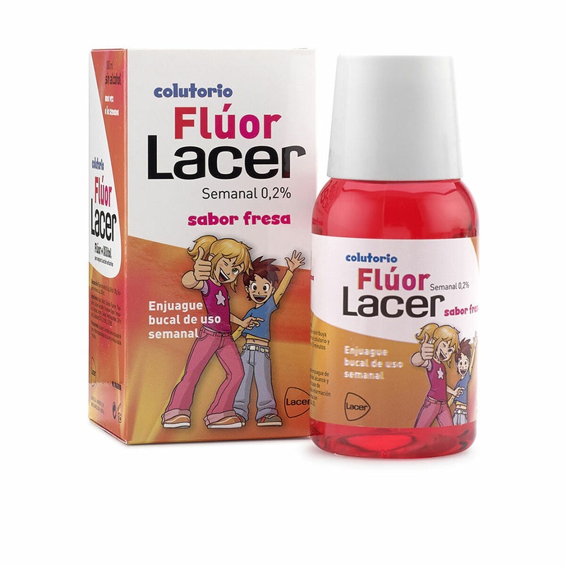 Mouthwash Lacer Flor Junior fluoride Strawberry 100 ml