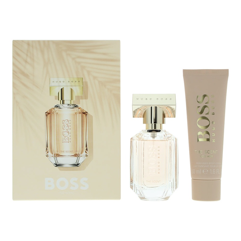 Hugo Boss The Scent 2 Piece Gift Set: Eau de Parfum 30ml – Body Lotion 50ml