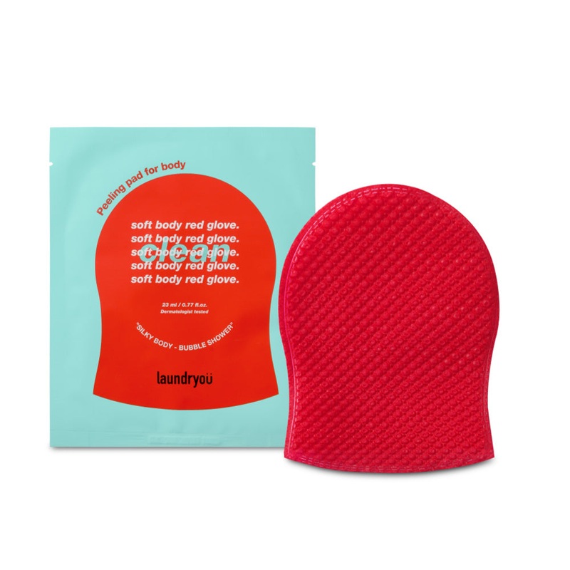 laundryou Soft Body Red Glove Clean 1Box (5ea)