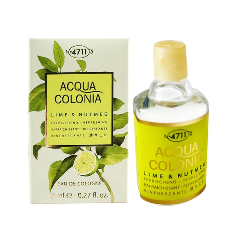 Maurer & Wirtz 4711 Acqua Colonia Lime & Nutmeg 8ml EDC (Unisex) Splash
