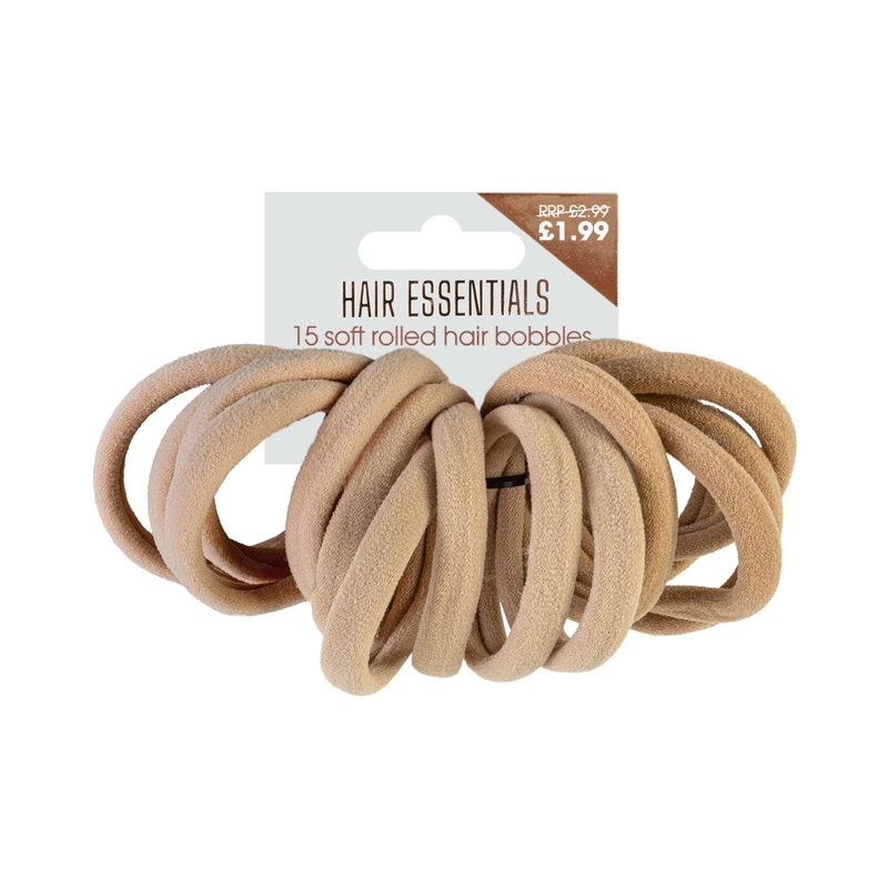 Salon Pro Blonde Soft Rolled Elastic Hair Bobbles BEAU324