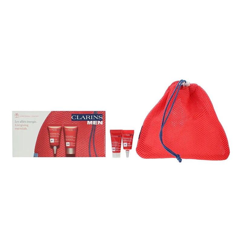 Clarins Men Energizing 2 Piece Gift Set: Not For Sale Gel 5ml – Eye Gel 3ml