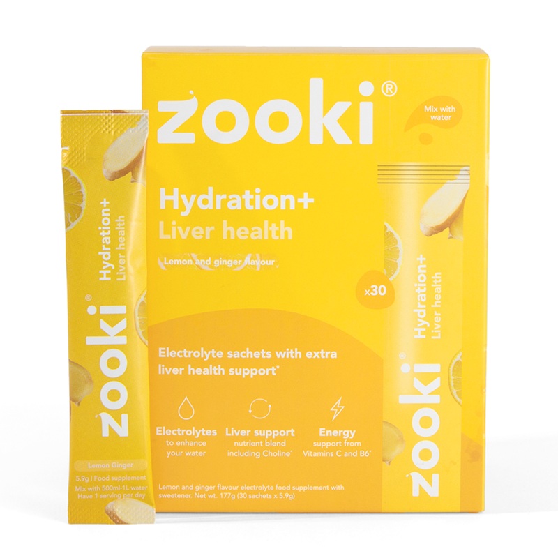 Hydrate+ Liver Health, Lemon Ginger Flavour 30 Sachet