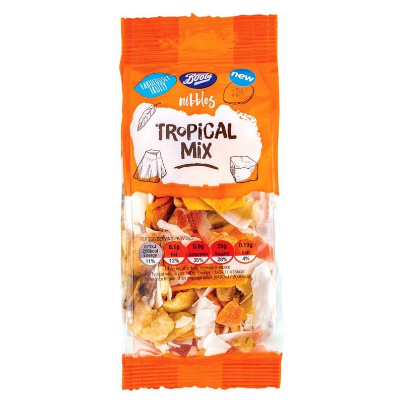 Nibbles Tropical Mix Pot – 130g