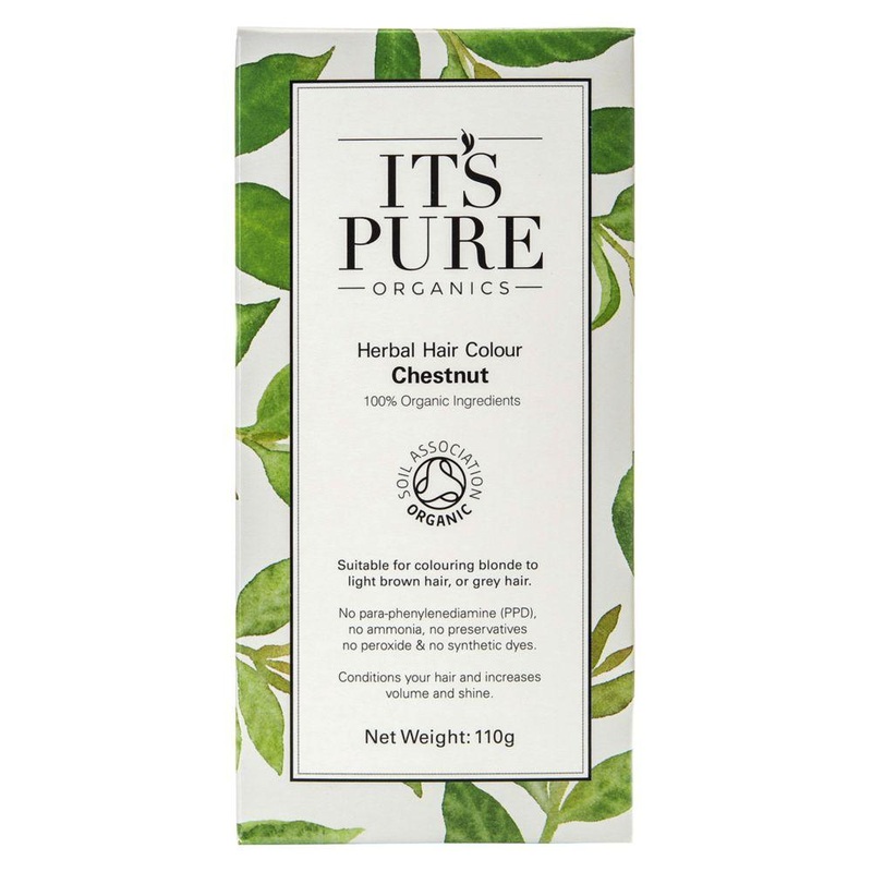 Organic Herbal Hair Colour Chestnut