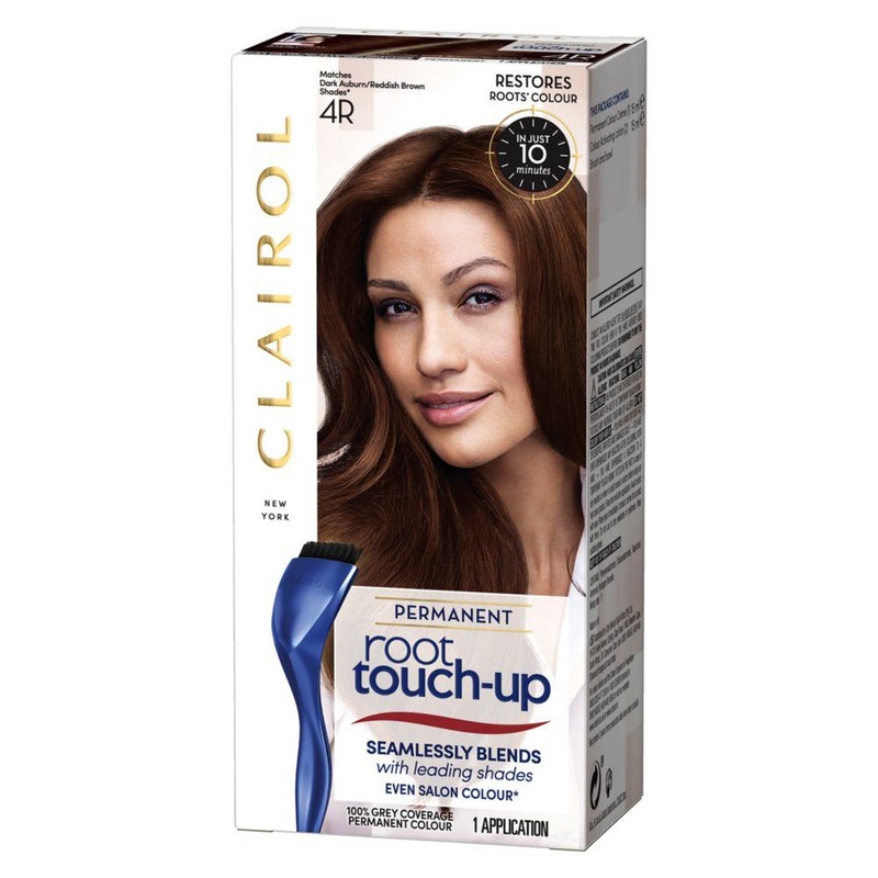Root Touch-Up Permanent Hair Dye 4R Dark Auburn 30Ml