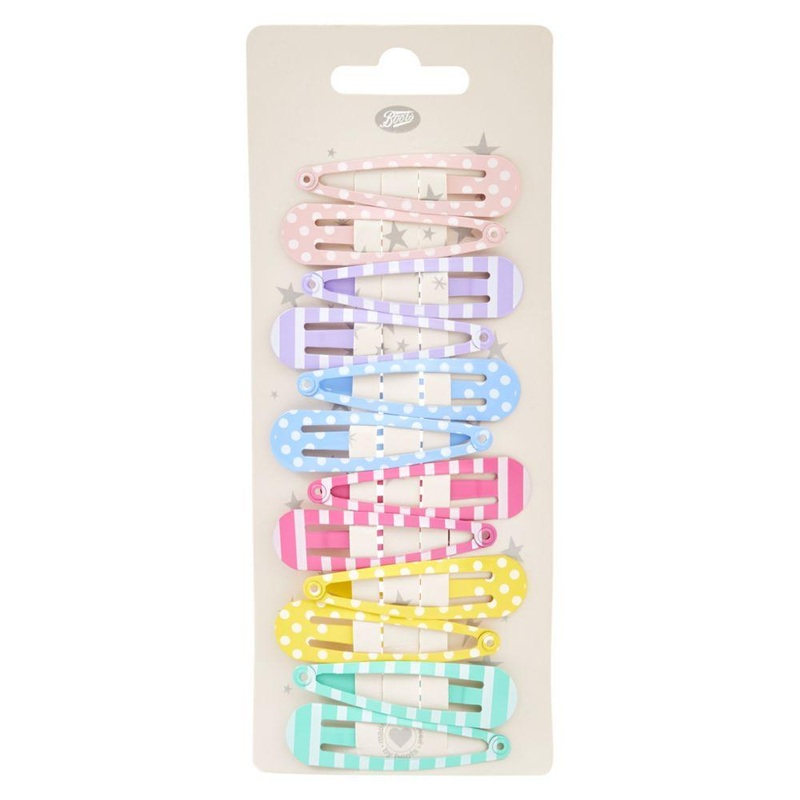 Kids Hair Click Clacks Spots Stripes 12S