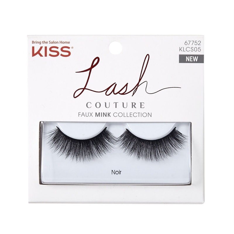 Kiss Lash Couture Faux Mink Collection False Eyelashes Noir