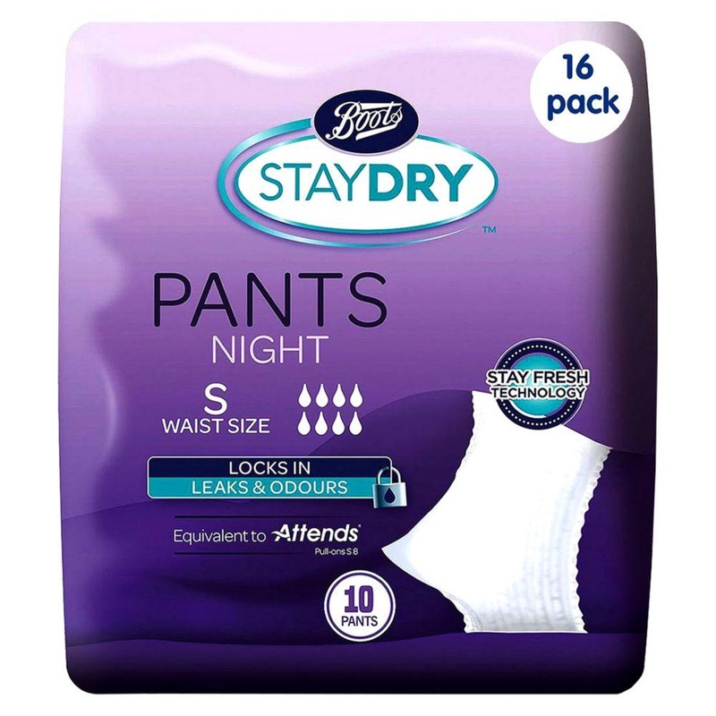 Staydry Night Pants Small – 160 Pants (16 Pack Bundle)