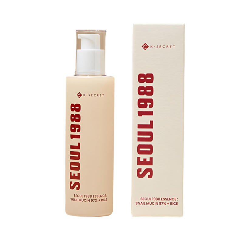 K-SECRET SEOUL 1988 Essence Snail Mucin 97% + Rice 100ml