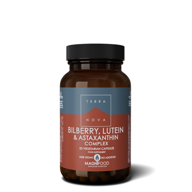 Bilberry, Lutein & Astaxanthin Complex 50 capsules