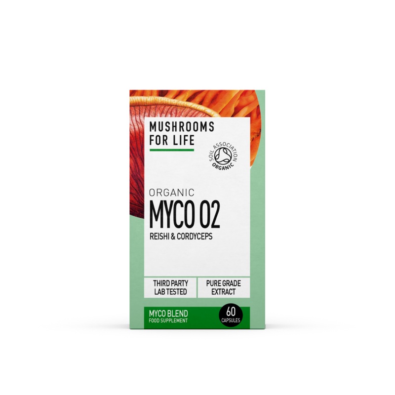 Myco O2 Cordyceps and Reishi Blend 60 Capsules