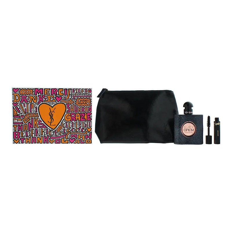 Yves Saint Laurent Black Opium 2 Piece Gift Set: Eau de Parfum 50ml – Mascara 2m