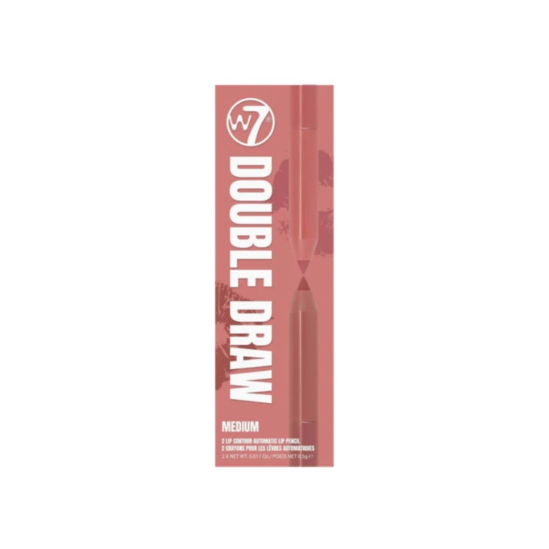 W7 Double Draw Automatic Lip Liner Medium