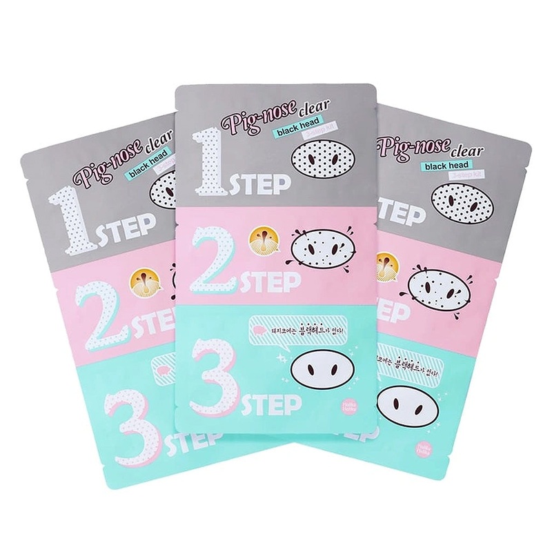 Holika Holika Pig Nose Clear Blackhead 3-Step Kit 5 Packs