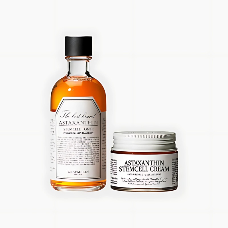 GRAYMELIN Astaxanthin Stem Cell Anti-Wrinkle 2-Piece Skincare Set