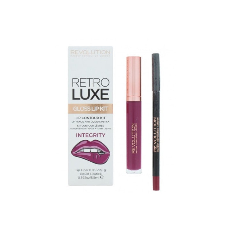 Revolution Retro Luxe Gloss Lip Kit Integrity