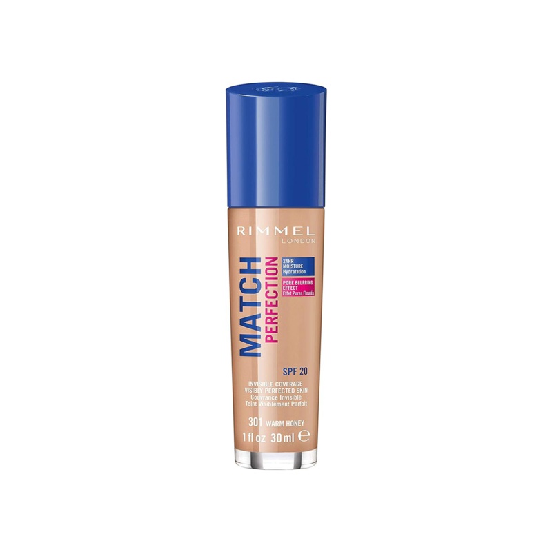 Rimmel Match Perfection Foundation 301 Warm Honey