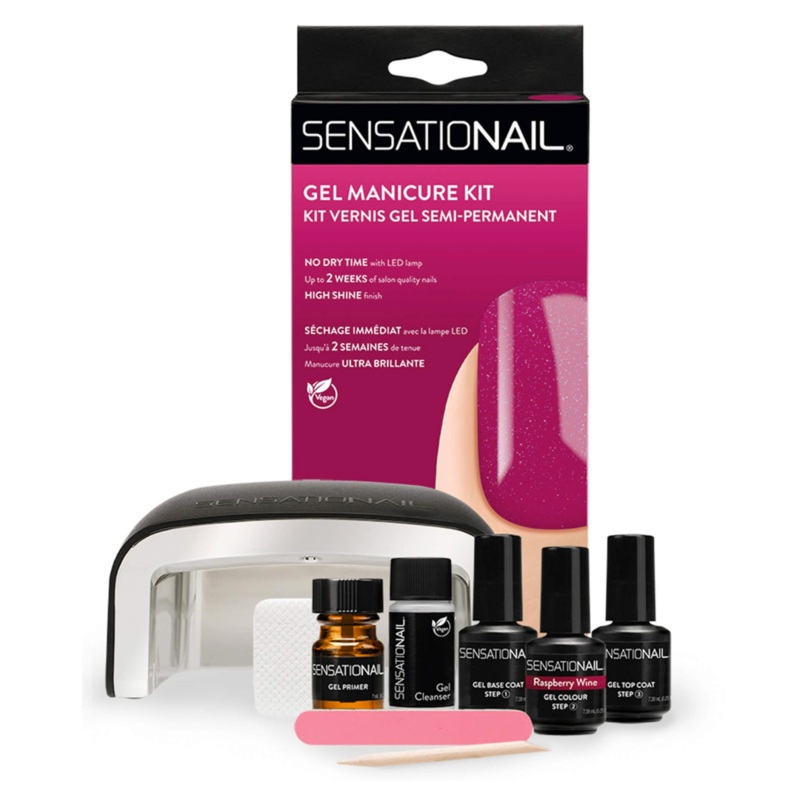 Sensationail Gel Starter Kit Raspberry Wine