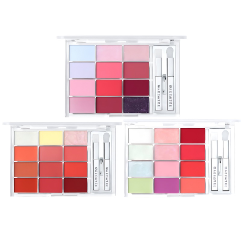 WAKEMAKE Soft Coloring Lip Palette 12g 01 Pink Flood Glowing