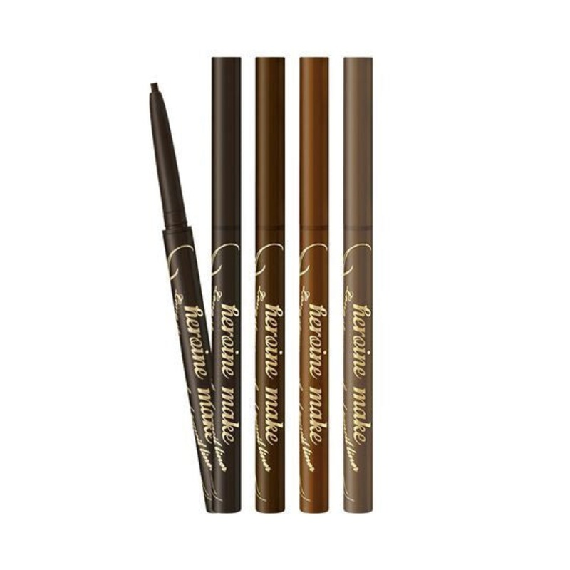 Kiss Me Heroine Make Long Stay Smooth Gel Pencil Liner 01 Black Brown