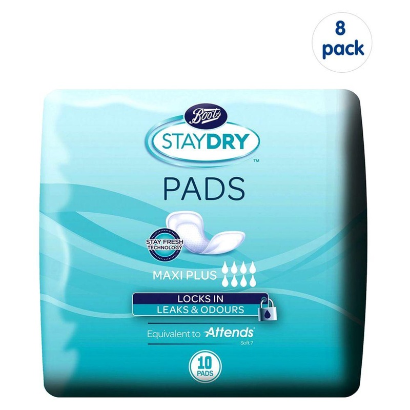 Maxi Plus Pads For Heavy Incontinence 8 Pack Bundle  80 Liners