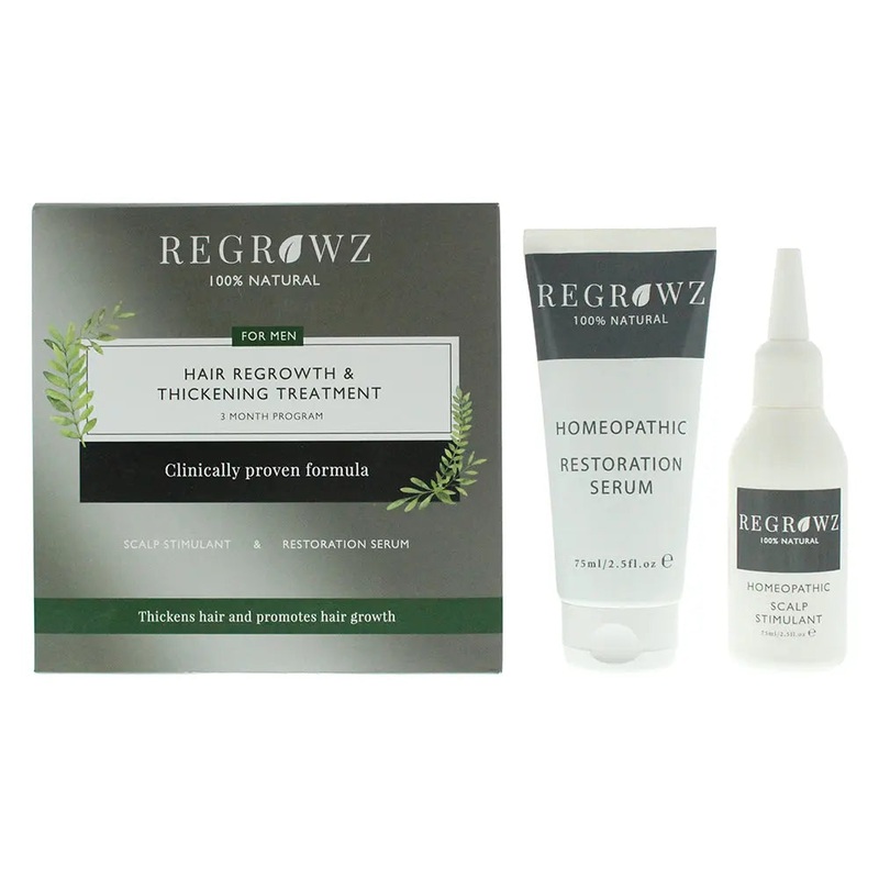 Regrowz Hair Regrowth  Thickening Treatment Three Month Program For Men