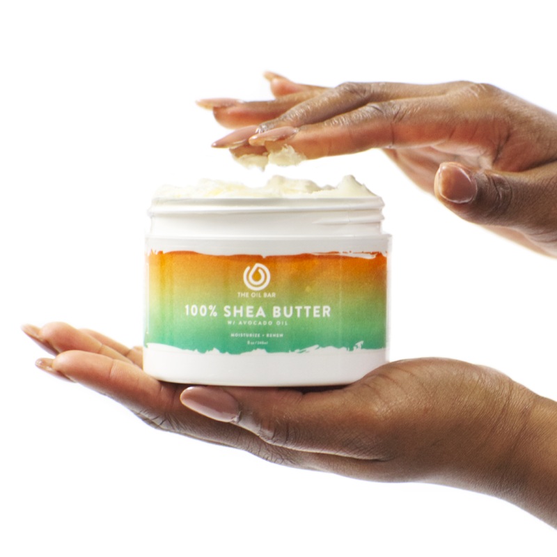Amber White 100% Shea Butter 8oz