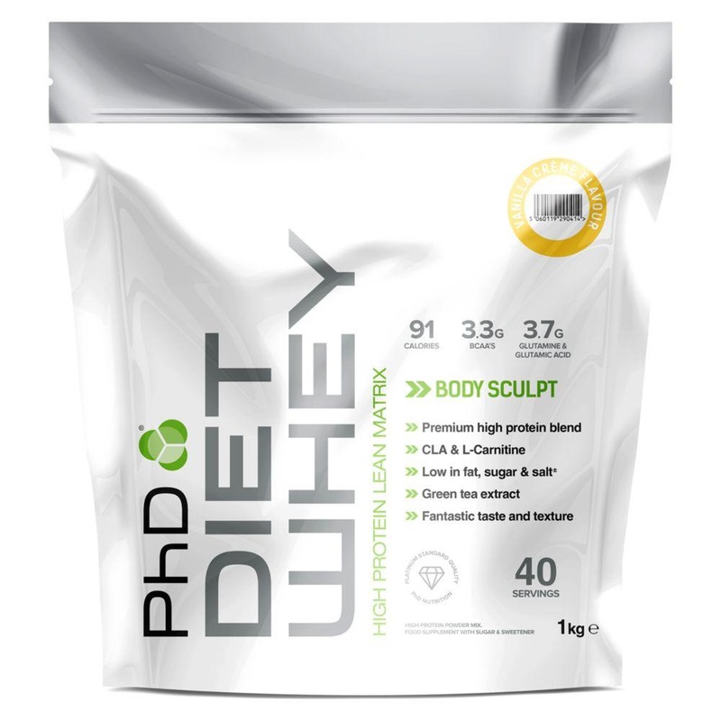 Diet Whey Protein Powder – Vanilla Crme (1Kg)